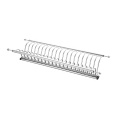 3-tier metal dish rack drainer